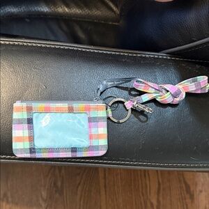 Vera Bradley Plaid Clutch with Wristlet